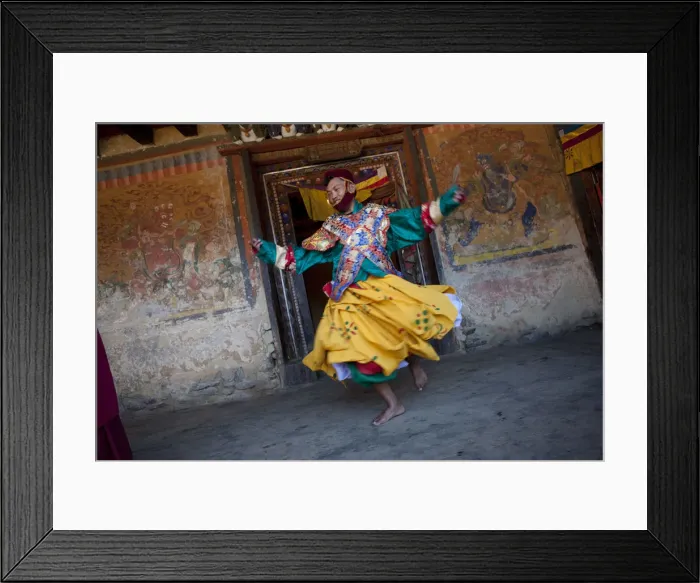 Framed Print : Participants prepare for the Tamshingphala Tsechu in Bumthang Bhutan Framed Print : Participants prepare for the Tamshingphala Tsechu in Bumthang Bhutan