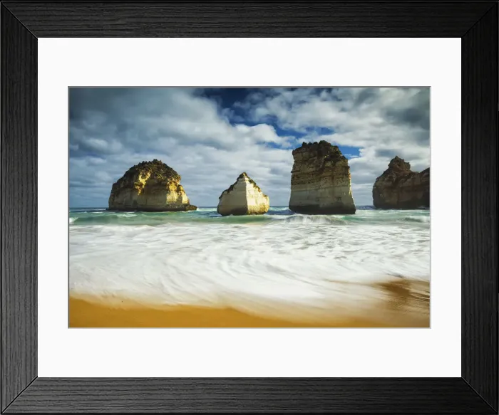 Framed Print : Sea Stacks, Childers Cove, Great Ocean Road, Australia