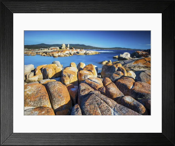 Framed Print : Bay of Fires, Binalong Bay, Tasmania Framed Print : Bay of Fires, Binalong Bay, Tasmania