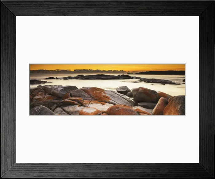 Framed Print : Bay of Fires, Binalong Bay, Tasmania Framed Print : Bay of Fires, Binalong Bay, Tasmania