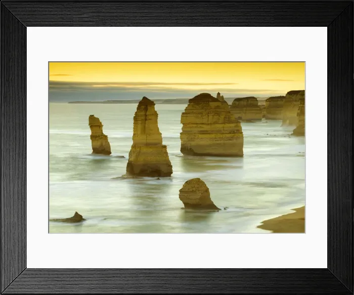 Framed Print : The Twelve Apostles at Sunset, Great Ocean Road, Australia Framed Print : The Twelve Apostles at Sunset, Great Ocean Road, Australia