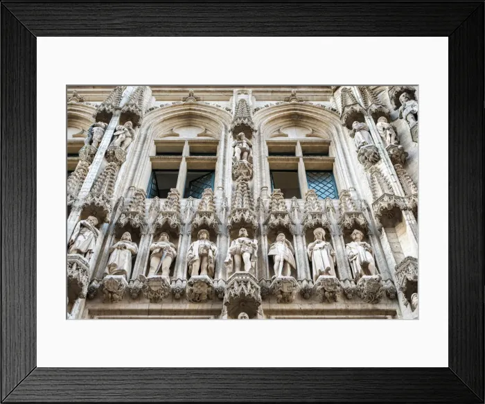 Framed Print : Belgium, Brussels (Bruxelles). Hotel de Ville (Stadhuis) town hall on the Grand Place Framed Print : Belgium, Brussels (Bruxelles). Hotel de Ville (Stadhuis) town hall on the Grand Place