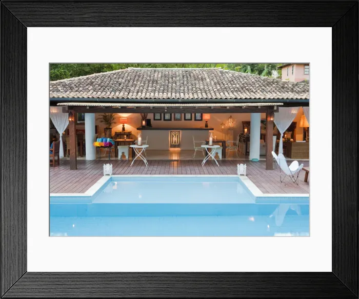 Framed Print : Brazil, Bahia, Swimming pool Etnia pousada in Trancoso Framed Print : Brazil, Bahia, Swimming pool Etnia pousada in Trancoso
