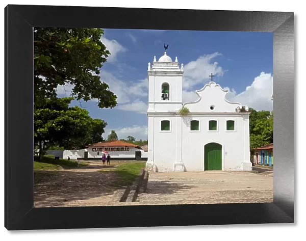 South America, Brazil, Maranhao, Alcantara, church of Nossa Senhora do Rosario dos Pretos