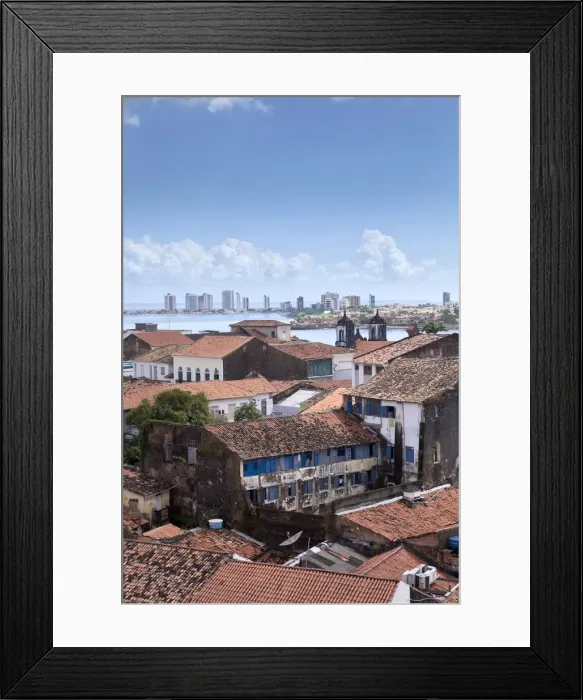 Framed Print : South America, Brazil, Maranhao, Sao Luis, view of the old Portuguese colonial centre Framed Print : South America, Brazil, Maranhao, Sao Luis, view of the old Portuguese colonial centre