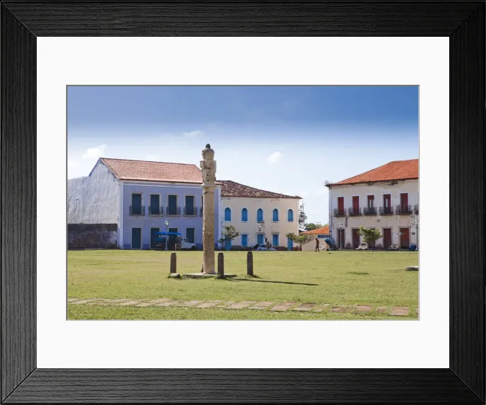 Framed Print : South America, Brazil, Maranhao, Alcantara, view of the old Portuguese colonial centre Framed Print : South America, Brazil, Maranhao, Alcantara, view of the old Portuguese colonial centre