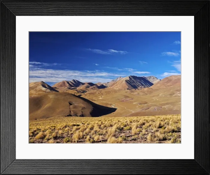 Framed Print : Bolivia, Potosi Department, Landscape of the Sur Lipez Province Framed Print : Bolivia, Potosi Department, Landscape of the Sur Lipez Province