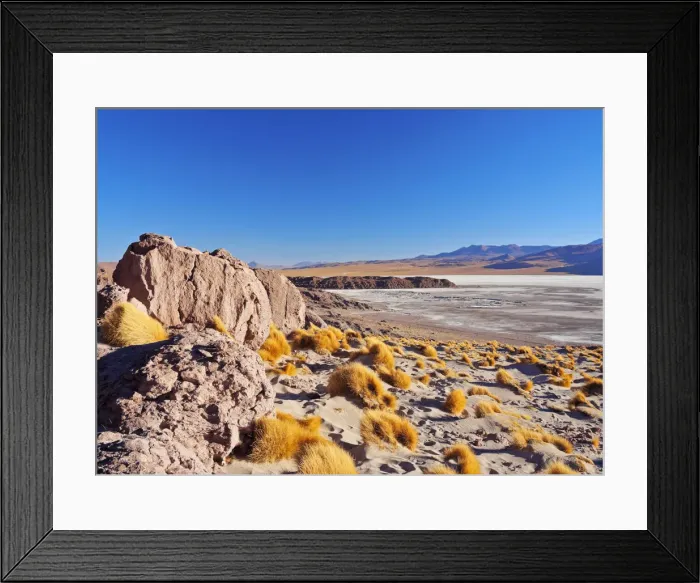 Framed Print : Bolivia, Potosi Departmant, Landscape of the Nor Lipez Province Framed Print : Bolivia, Potosi Departmant, Landscape of the Nor Lipez Province