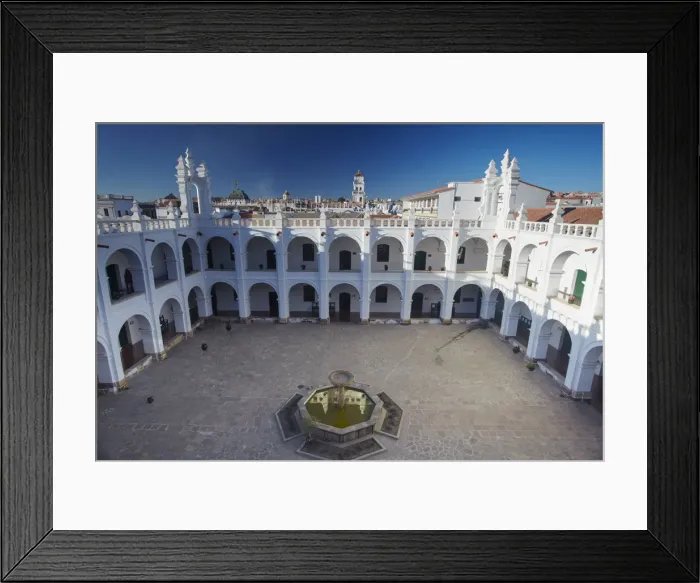 Framed Print : Courtyard of Convento de San Felipe Neri, Sucre (UNESCO World Heritage Site), Bolivia Framed Print : Courtyard of Convento de San Felipe Neri, Sucre (UNESCO World Heritage Site), Bolivia