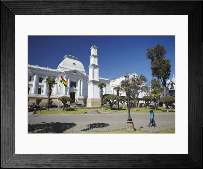 Framed Print : Supreme Court, Sucre (UNESCO World Heritage Site), Bolivia Framed Print : Supreme Court, Sucre (UNESCO World Heritage Site), Bolivia