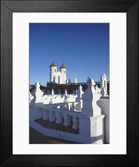 Framed Print : Rooftop of Convento de San Felipe Neri, Sucre (UNESCO World Heritage Site), Bolivia Framed Print : Rooftop of Convento de San Felipe Neri, Sucre (UNESCO World Heritage Site), Bolivia