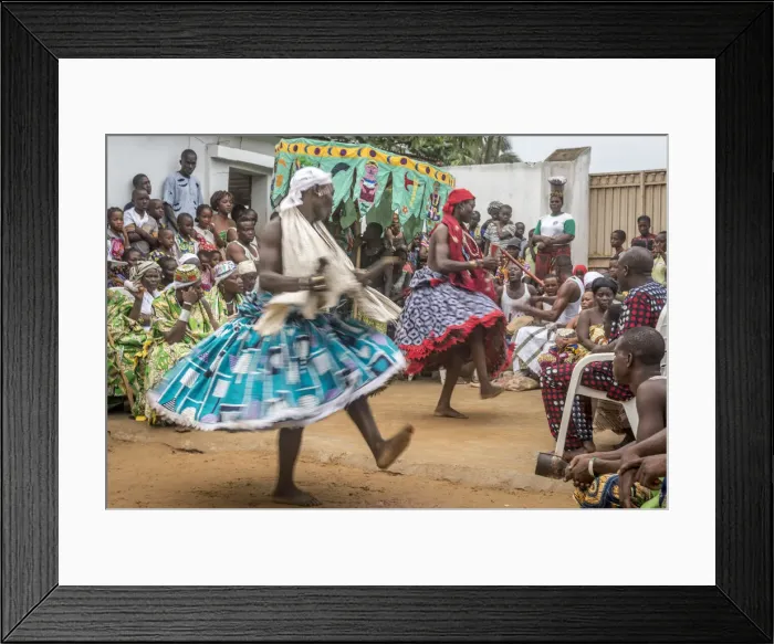 Framed Print : Africa, Benin, Ouidah. During a voodoo ceremony Framed Print : Africa, Benin, Ouidah. During a voodoo ceremony