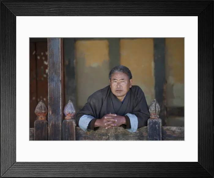 Framed Print : People of Ura in the Bumthang Valley of Bhutan Framed Print : People of Ura in the Bumthang Valley of Bhutan