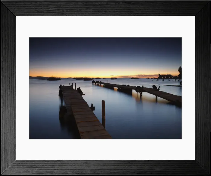 Framed Print : Sunset on Lake Titicaca, Copacabana, Bolivia