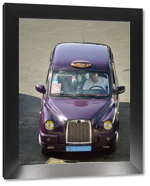 London-style taxi in Baku, Azerbaijan
