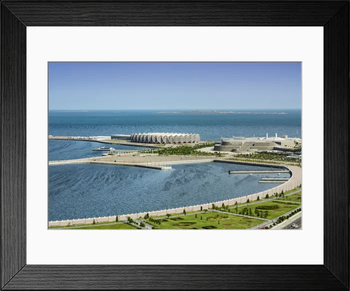 Framed Print : Baku Crystal Hall (Bakan Kristal Zali), an indoor arena in Baku Framed Print : Baku Crystal Hall (Bakan Kristal Zali), an indoor arena in Baku