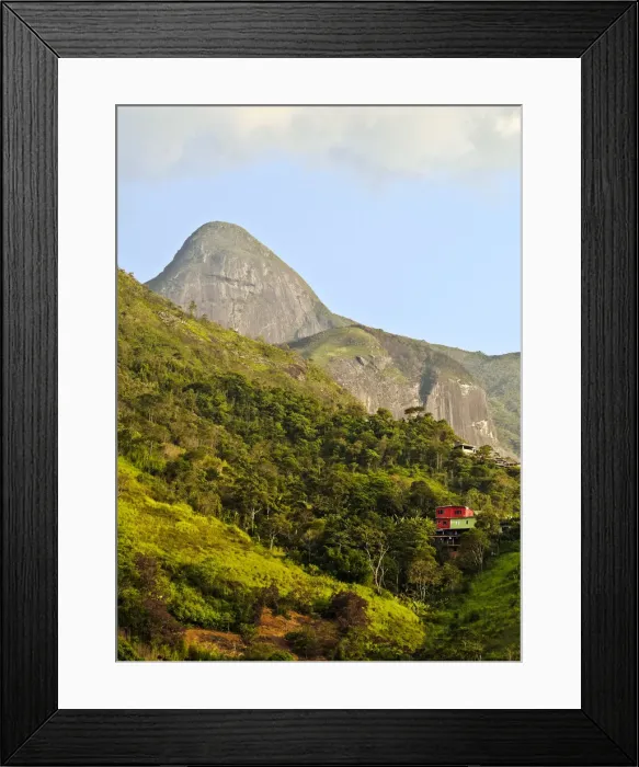 Framed Print : Brazil, State of Rio de Janeiro, Petropolis, Correas, View towards Pedra do Cone Framed Print : Brazil, State of Rio de Janeiro, Petropolis, Correas, View towards Pedra do Cone