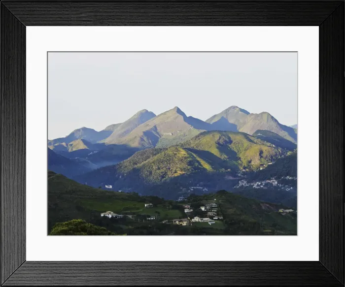 Framed Print : Brazil, State of Rio de Janeiro, View of the mountains near Petropolis Framed Print : Brazil, State of Rio de Janeiro, View of the mountains near Petropolis