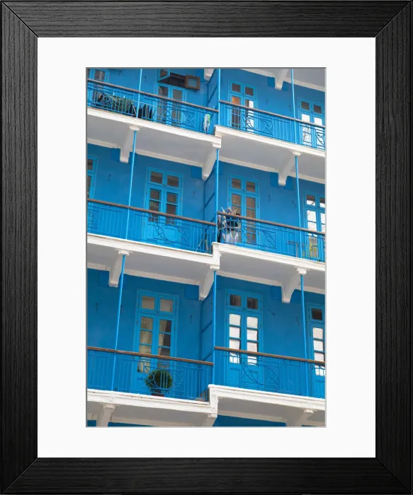 Framed Print : Blue House, Wan Chai, Hong Kong Island, Hong Kong Framed Print : Blue House, Wan Chai, Hong Kong Island, Hong Kong