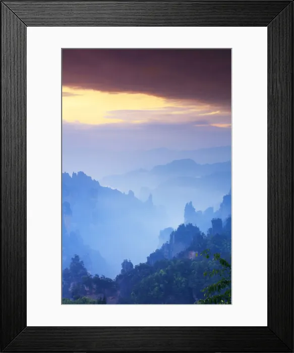 Framed Print : China, Hunan, Zhangjiajie National Forest Park, also called the Halleluja mountains Framed Print : China, Hunan, Zhangjiajie National Forest Park, also called the Halleluja mountains