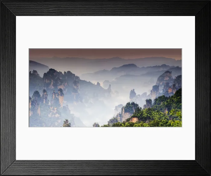 Framed Print : China, Hunan, Zhangjiajie National Forest Park, also called the Halleluja mountains Framed Print : China, Hunan, Zhangjiajie National Forest Park, also called the Halleluja mountains