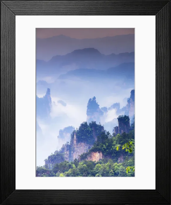 Framed Print : China, Hunan, Zhangjiajie National Forest Park, also called the Halleluja mountains Framed Print : China, Hunan, Zhangjiajie National Forest Park, also called the Halleluja mountains