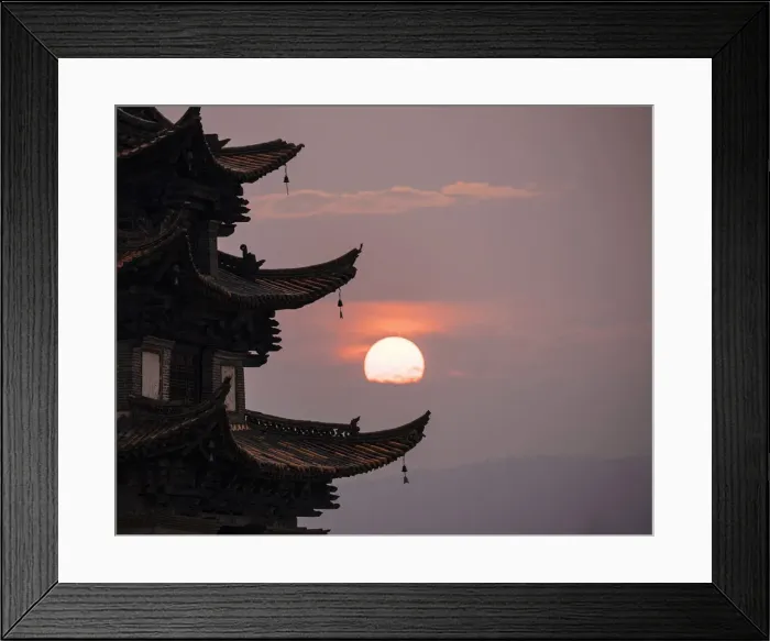 Framed Print : Twin Dragon Bridge at sunset, Jianshui, Yunnan Province, China Framed Print : Twin Dragon Bridge at sunset, Jianshui, Yunnan Province, China