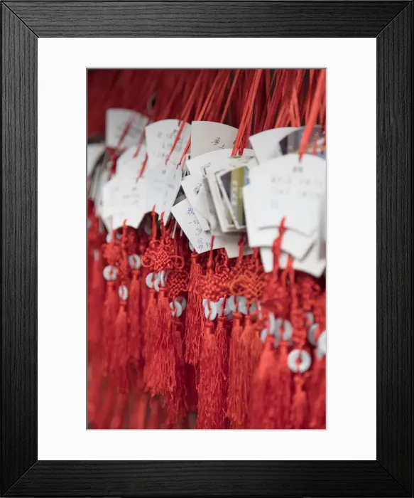 Framed Print : Prayer cards at Confucius Temple, Hangzhou, Zhejiang, China Framed Print : Prayer cards at Confucius Temple, Hangzhou, Zhejiang, China