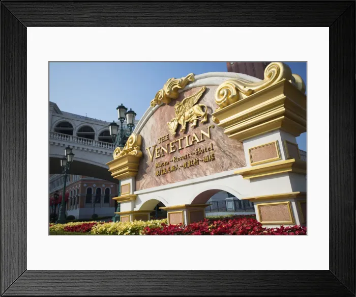 Framed Print : Venetian Hotel, Taipa, Macau, China Framed Print : Venetian Hotel, Taipa, Macau, China