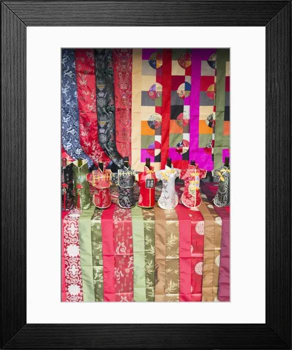 Framed Print : Souvenirs on market stall, Yangshuo, Guangxi, China Framed Print : Souvenirs on market stall, Yangshuo, Guangxi, China