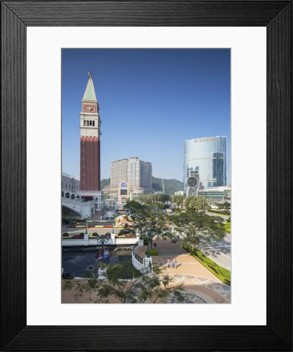 Framed Print : Venetian Hotel and Cotai Strip, Taipa, Macau, China Framed Print : Venetian Hotel and Cotai Strip, Taipa, Macau, China