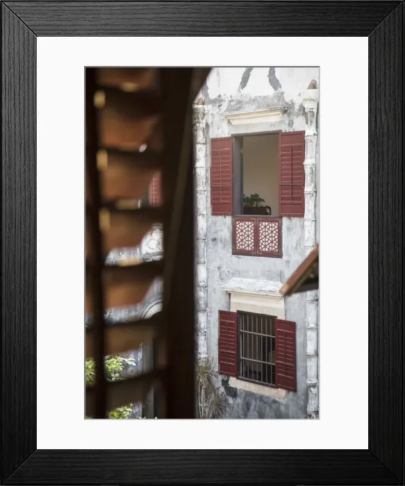 Framed Print : Mandarins House, Macau, China Framed Print : Mandarins House, Macau, China