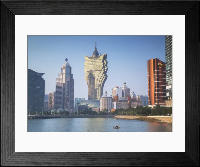 Framed Print : Grand Lisboa and Wynn Hotel and Casino, Macau, China Framed Print : Grand Lisboa and Wynn Hotel and Casino, Macau, China