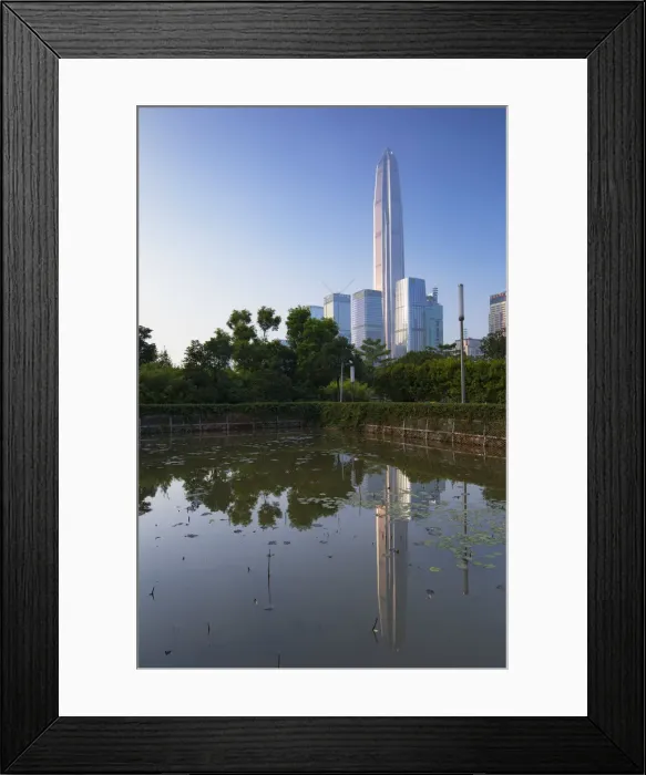 Framed Print : Ping An International Finance Centre (worlds 4th tallest building in 2017 at 600m) Framed Print : Ping An International Finance Centre (worlds 4th tallest building in 2017 at 600m)