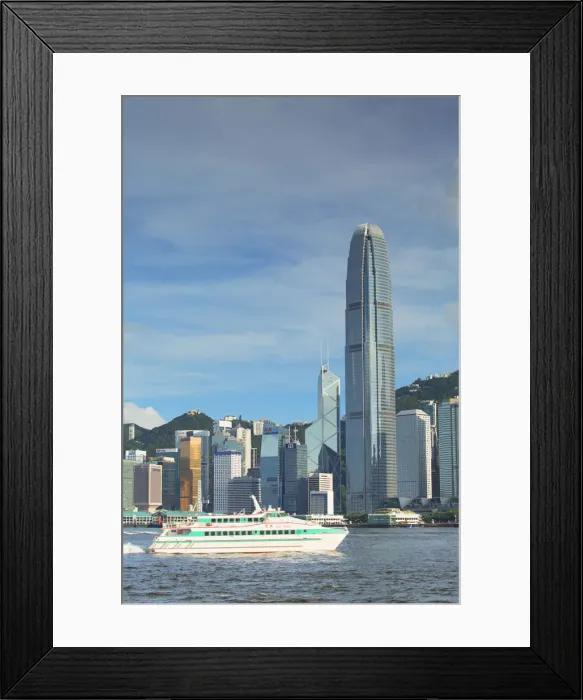 Framed Print : Skyline of Hong Kong Island, Hong Kong, China Framed Print : Skyline of Hong Kong Island, Hong Kong, China