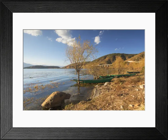 Framed Print : Erhai Lake, Shuanglang, Yunnan, China Framed Print : Erhai Lake, Shuanglang, Yunnan, China