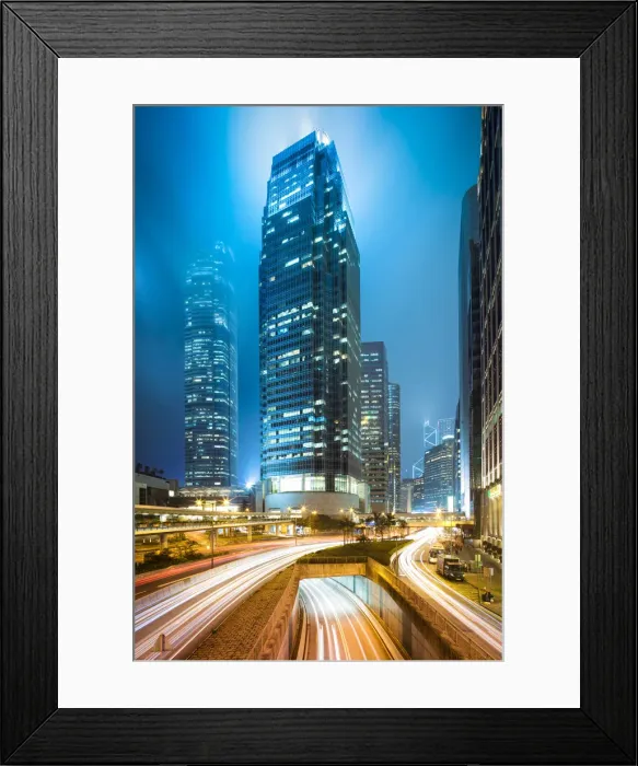 Framed Print : International Finance Centre building in Hong Kong, central district, China Framed Print : International Finance Centre building in Hong Kong, central district, China
