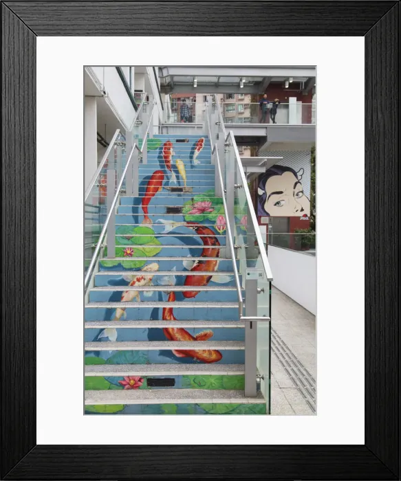 Framed Print : Art installation in PMQ (former Police Married Quarters), Central, Hong Kong Island Framed Print : Art installation in PMQ (former Police Married Quarters), Central, Hong Kong Island