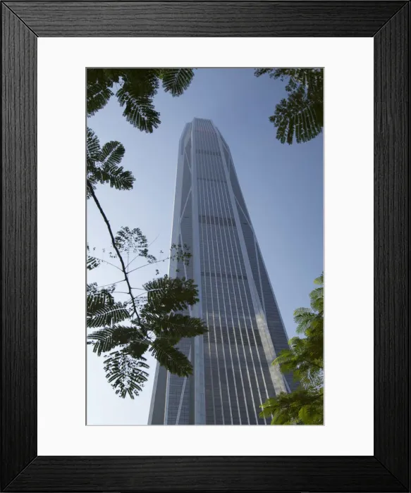 Framed Print : Ping An International Finance Centre (worlds 4th tallest building in 2017 at 600m)