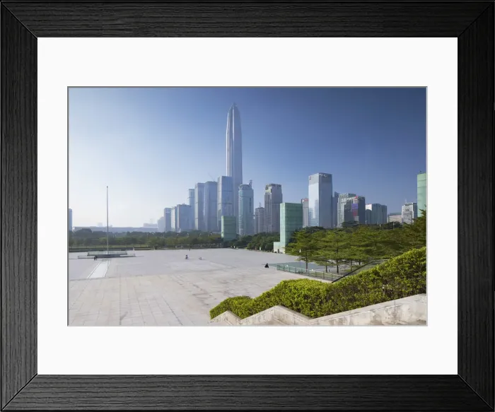 Framed Print : Ping An International Finance Centre (worlds 4th tallest building in 2017 at 600m) Framed Print : Ping An International Finance Centre (worlds 4th tallest building in 2017 at 600m)