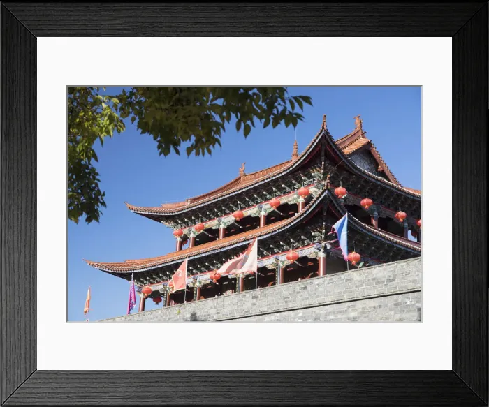 Framed Print : East Gate, Dali, Yunnan, China Framed Print : East Gate, Dali, Yunnan, China