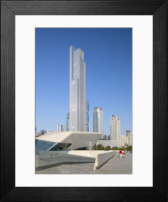 Framed Print : CTF Finance Centre (worlds 7th tallest building in 2017 at 530m), Tianhe, Guangzhou Framed Print : CTF Finance Centre (worlds 7th tallest building in 2017 at 530m), Tianhe, Guangzhou