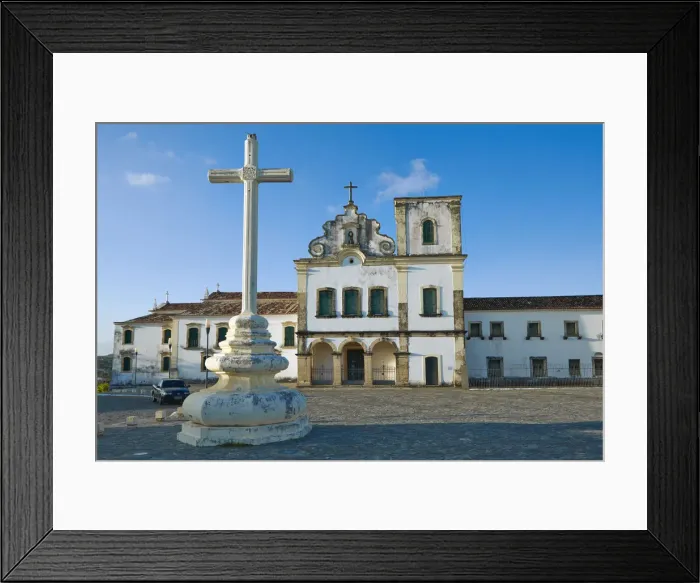 Framed Print : South America, Brazil, North East, Sergipe, Sao Cristovao, view of the Convent of St