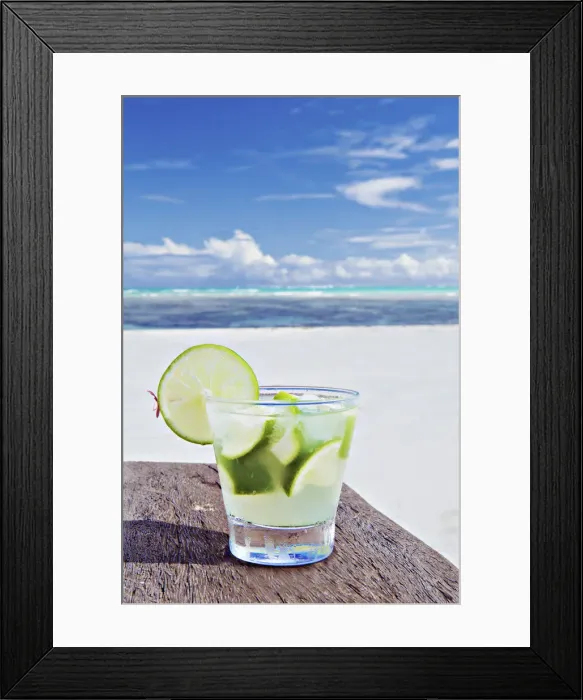 Framed Print : South America, Brazil, a glass of caipirinha Brazils national cocktail, made Framed Print : South America, Brazil, a glass of caipirinha Brazils national cocktail, made