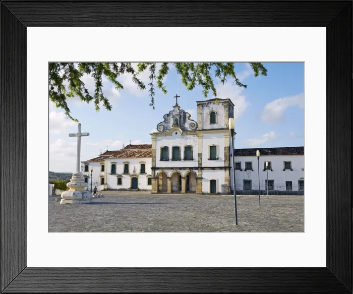 Framed Print : South America, Brazil, North East, Sergipe, Sao Cristovao, view of the Convent of St