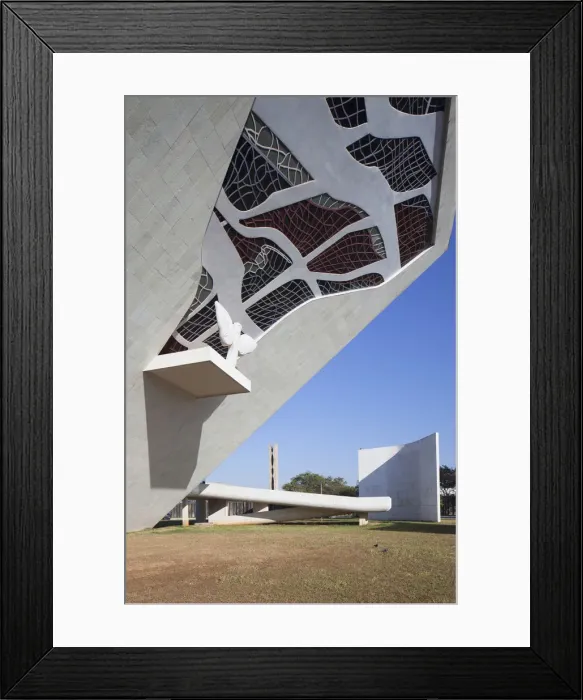 Framed Print : National Pantheon, Brasilia, Federal District, Brazil
