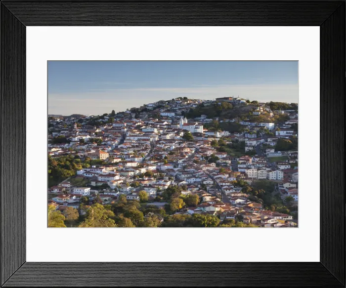 Framed Print : View of Diamantina (UNESCO World Heritage Site), Minas Gerais, Brazil Framed Print : View of Diamantina (UNESCO World Heritage Site), Minas Gerais, Brazil