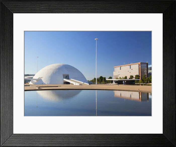 Framed Print : National Museum, Brasilia, Federal District, Brazil
