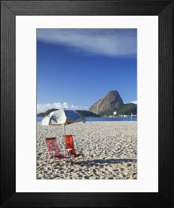 Framed Print : Flamengo Beach and Sugarloaf Mountain, Rio de Janeiro, Brazil Framed Print : Flamengo Beach and Sugarloaf Mountain, Rio de Janeiro, Brazil