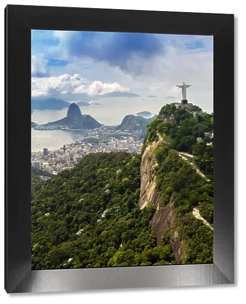 Brazil, Rio de Janeiro, UNESCO World Heritage listed landscape of Rio de Janeiro